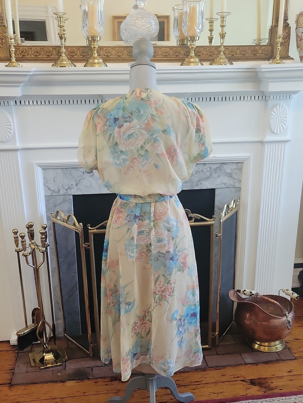 Vtg 70's Karen Tepper Dress - Picture 5 of 9
